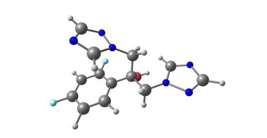 Fluconazole, bir dizi mantar enfeksiyonu için kullanılan mantar önleyici bir ilaçtır. 3d illüstrasyon