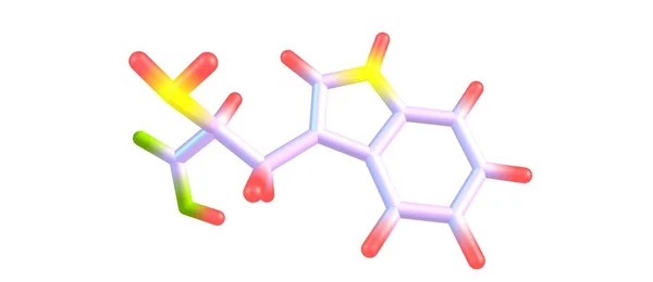 Tryptofan Eller Trp Aminosyra Som Används Biosyntesen Proteiner Illustration — Stockfoto