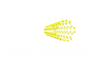 Nanotüp yapısı tam HD video döndürme