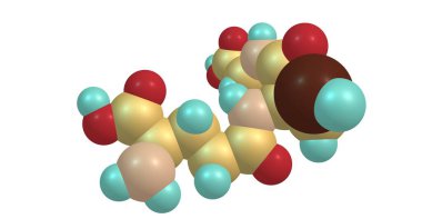 Glutathione (GSH) bitkiler, hayvanlar, mantarlar ve bazı bakteriler ve arkealarda bulunan bir antioksidandır. 3d illüstrasyon