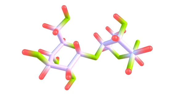 Maltose Maltobiose Açúcar Malte Dissacarídeo Formado Partir Duas Unidades Glicose — Fotografia de Stock