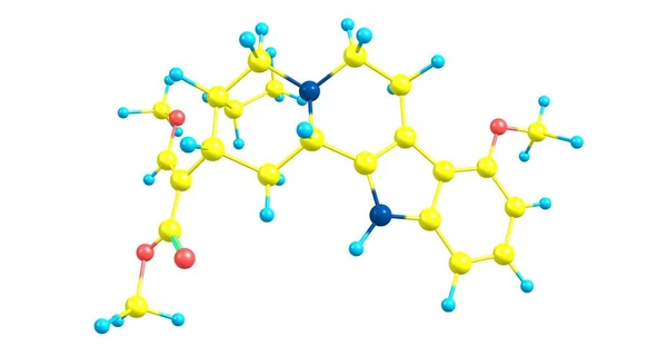 Mitragynine Egy Indol Alapú Alkaloid Mitragyna Speciosa Növény Legbőségesebb Aktív — Stock Fotó