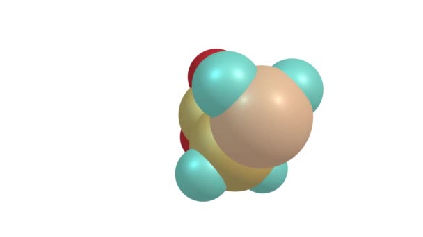 Molécule Glycine Rotation Vidéo Full — Video