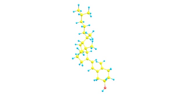 Vitamine Molécule Rotation Vidéo Full — Video