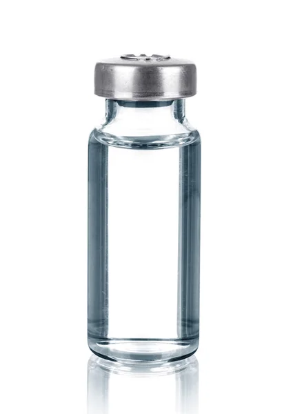 Medical Ampoule Isolated White — Stock Photo, Image