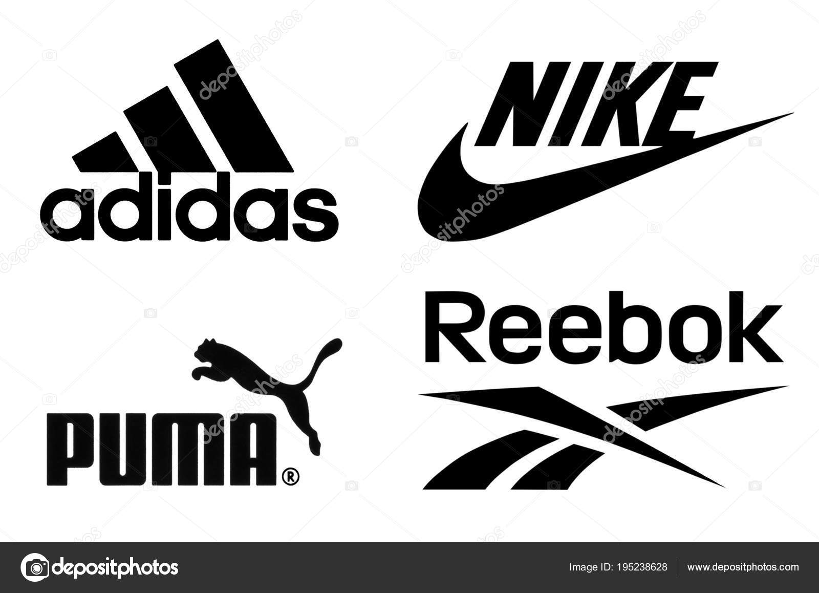 puma nike adidas reebok