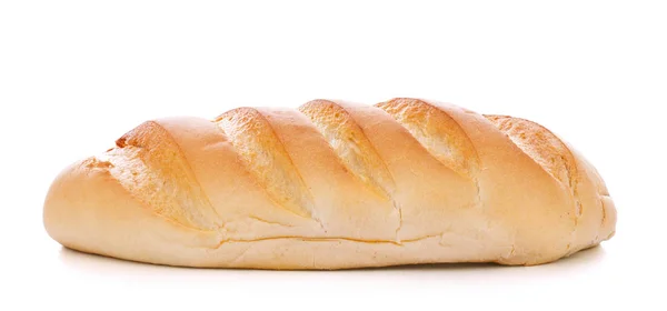 Свіжий Хліб Білому Тлі — стокове фото