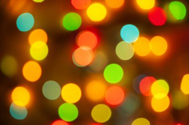 Güzel Noel bokeh arka plan