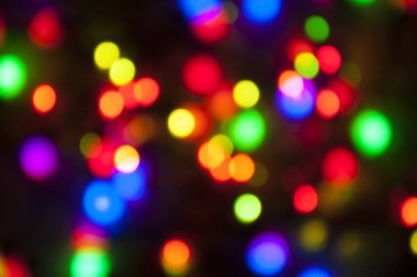 Noel renkli bokeh arka plan