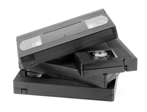Classic Vhs Cassette Isolated White — Stock Photo, Image