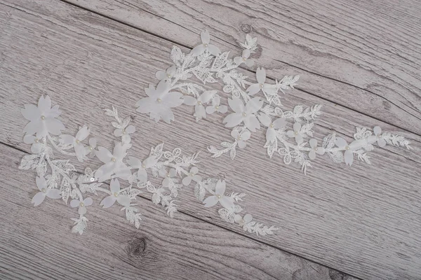 Textura, fundo, padrão. tecido de renda branca. Este laço maravilhoso é perfeito para o seu design, jóias de casamento, este laço tem uma bela textura rica e sente a ele. — Fotografia de Stock