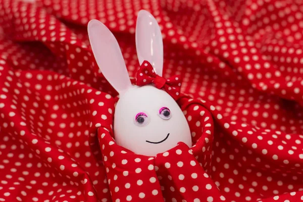Easter eggs cute bunny. Funny decoration. Happy Easter — Stock Photo, Image