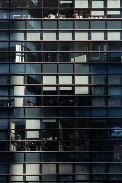 stock image Series of evening views of Gae Aulenti square in Milan