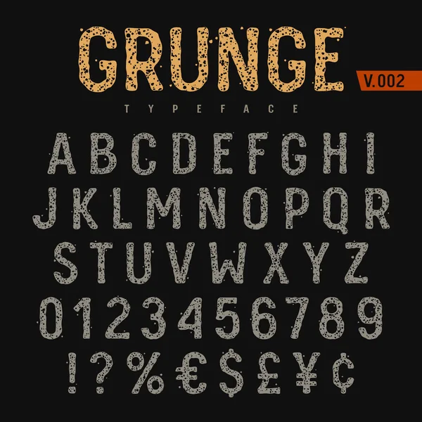 Grunge Font 004 — Free Stock Photo