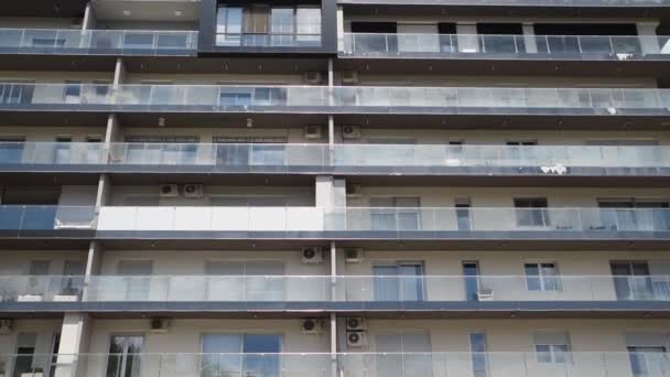 Nuevo Edificio Apartamentos Sociales Del Gobierno — Vídeo de stock