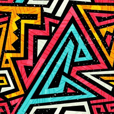 grafiti grunge etkisi ile seamless modeli