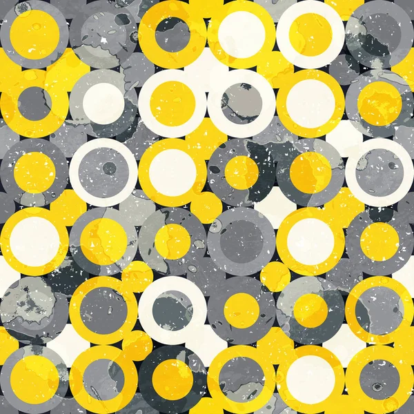 Cercle urbain motif sans couture — Image vectorielle