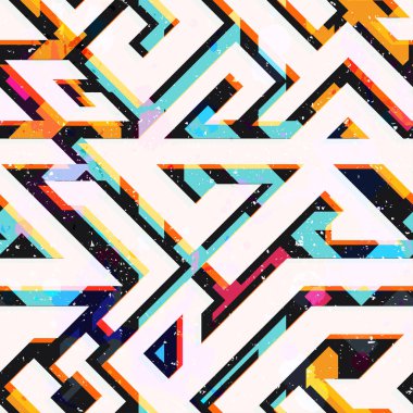 parlak geometrik seamless modeli