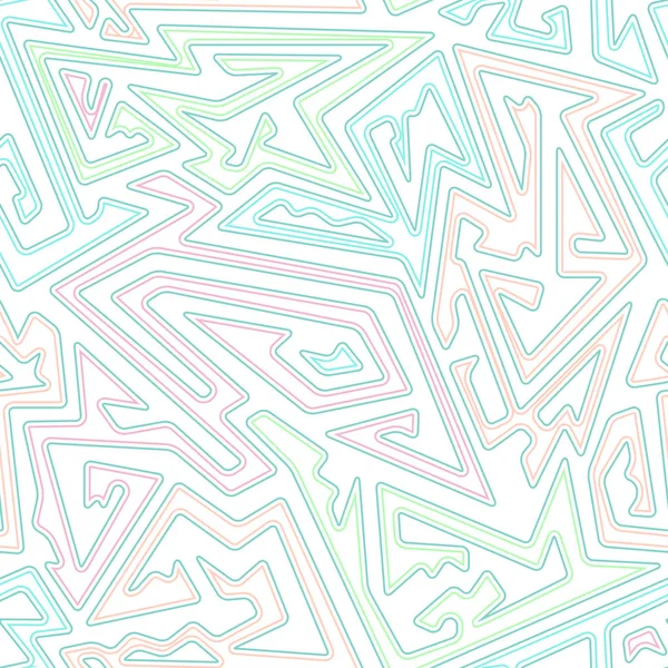 Pastell färg geometriska sömlösa mönster — Stock vektor