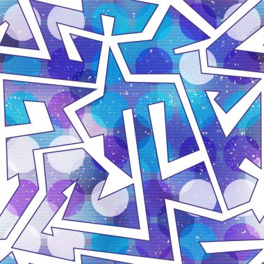 grunge etkisi ile mor geometrik seamless modeli