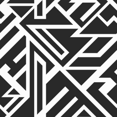 Tek renkli teknolojik seamless modeli