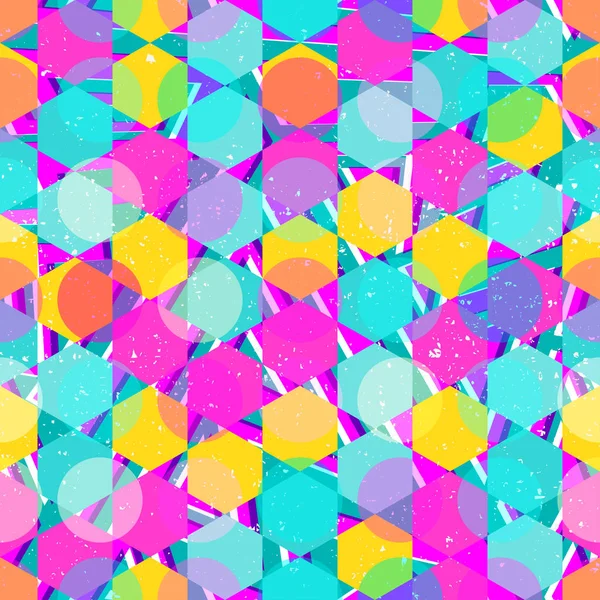 Rosa mosaik Seamless mönster — Stock vektor