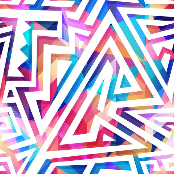 Renkli labirent seamless modeli