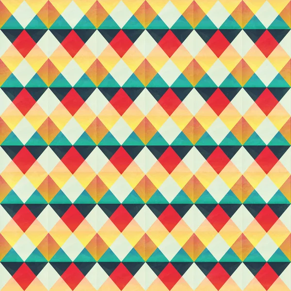 Retro zigzag naadloze patroon — Stockvector
