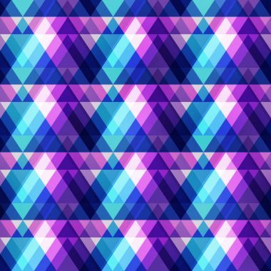 Mor üçgen seamless modeli