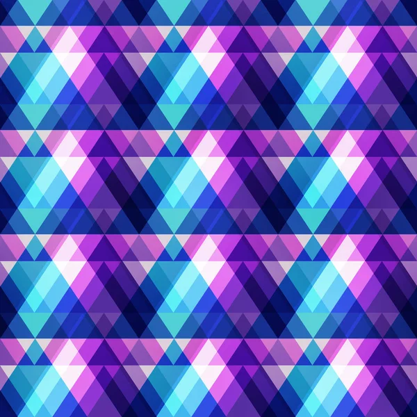 Purple triangle seamless pattern — Stock Vector