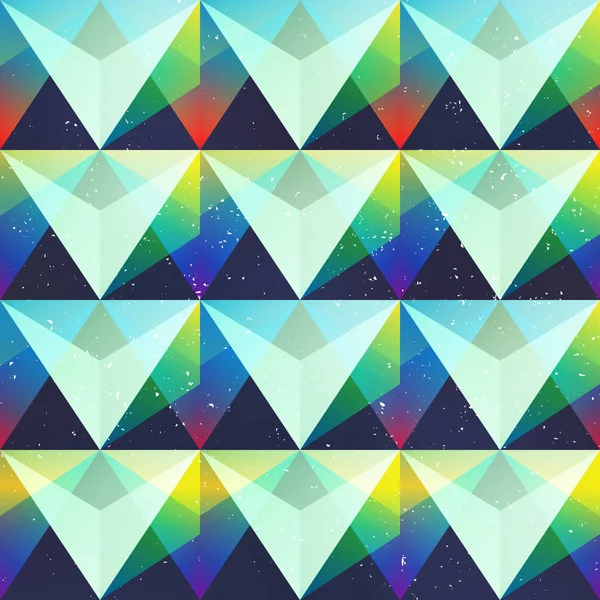 삼각형 완벽 한 패턴 — 스톡 벡터