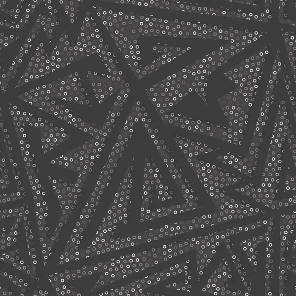 モノクロの迷路のシームレスなパターン — ストックベクタ