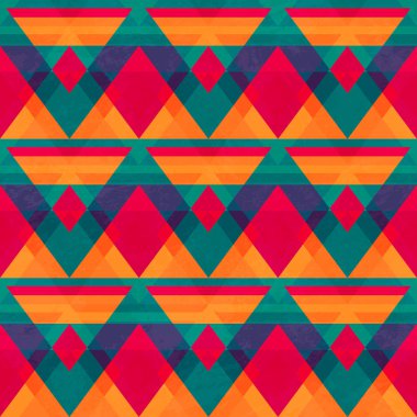 Vintage mozaik seamless modeli