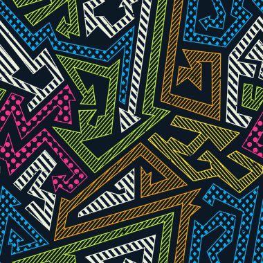 renkli geometrik seamless modeli