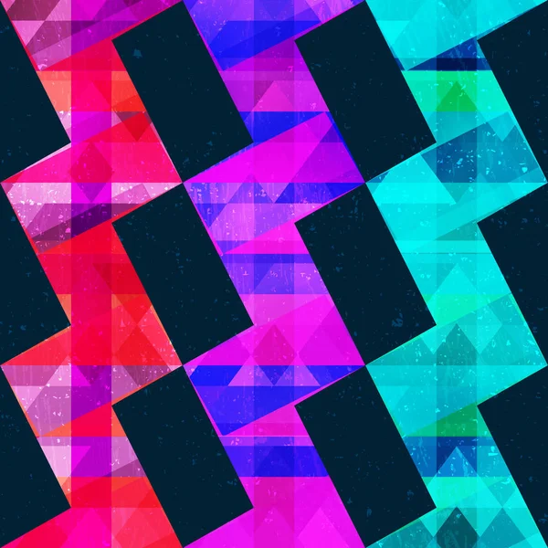 Neon geometrische patternneon geometrische patroon — Stockvector