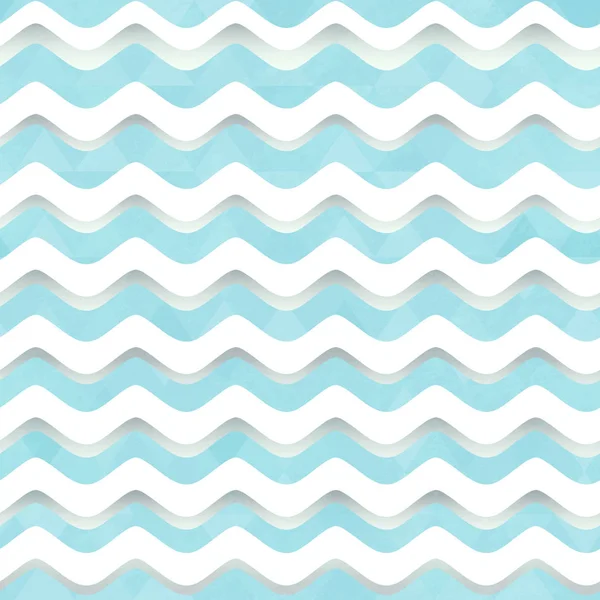 白色波浪无缝图案 — 图库矢量图片