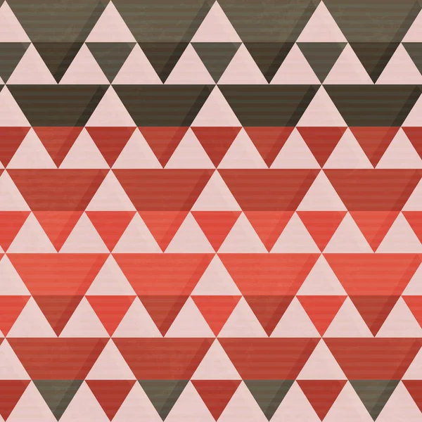 レトロな三角形のシームレスなパターン — ストックベクタ