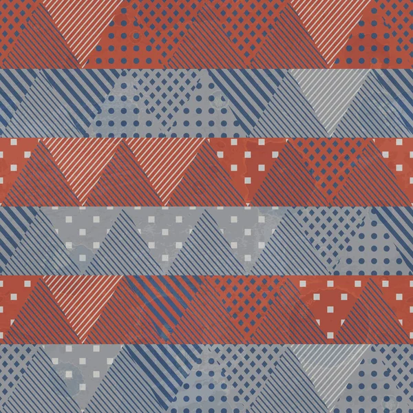 Tissu rétro motif sans couture — Image vectorielle