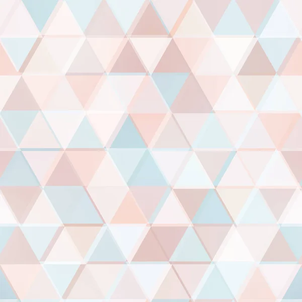 Pastelové barvy geometrický trojúhelníkový vzor — Stockový vektor