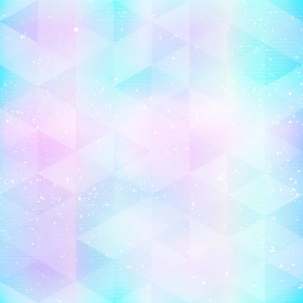 Neon-Dreieck nahtloses Muster mit Grunge-Effekt — Stockvektor
