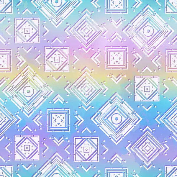 Patrón geométrico arco iris — Archivo Imágenes Vectoriales