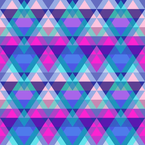 Lila háromszög mintát képződő varrat nélküli — Stock Vector