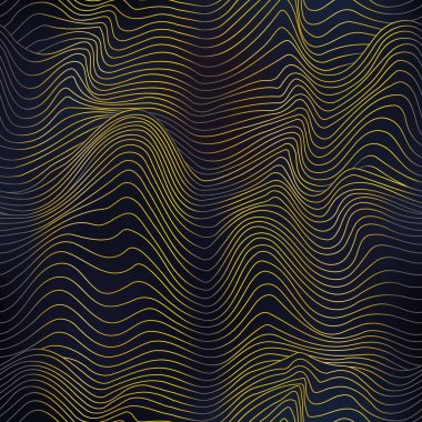 Altın rengi pürüzsüz çizgiler