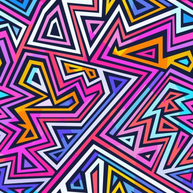 Grafiti kusursuz vektör deseni.