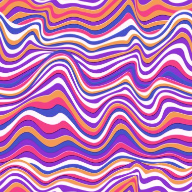 Pembe kıvrımlı çizgiler. Kusursuz desen