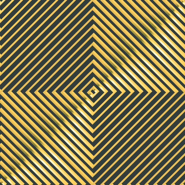 Patrón cuadrado de oro abstracto — Archivo Imágenes Vectoriales