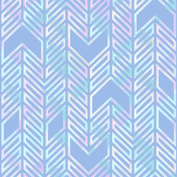 Blaues geometrisches nahtloses Muster — Stockvektor