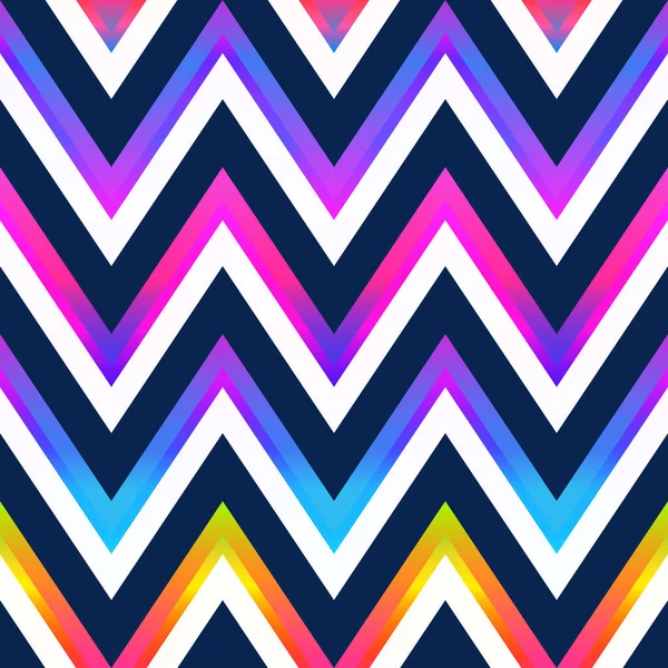 Bright zigzag seamless pattern. — Stock Vector