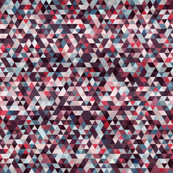 Crimson triangle seamless pattern. — ストックベクタ