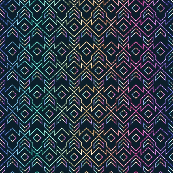 Dikroma färg geometriska sömlösa mönster. — Stock vektor